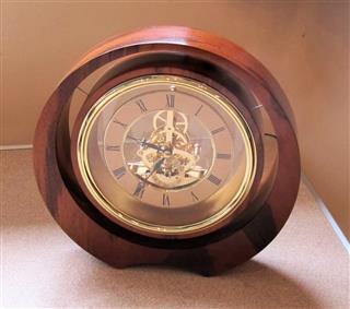 Skeleton clock by Howard Overton